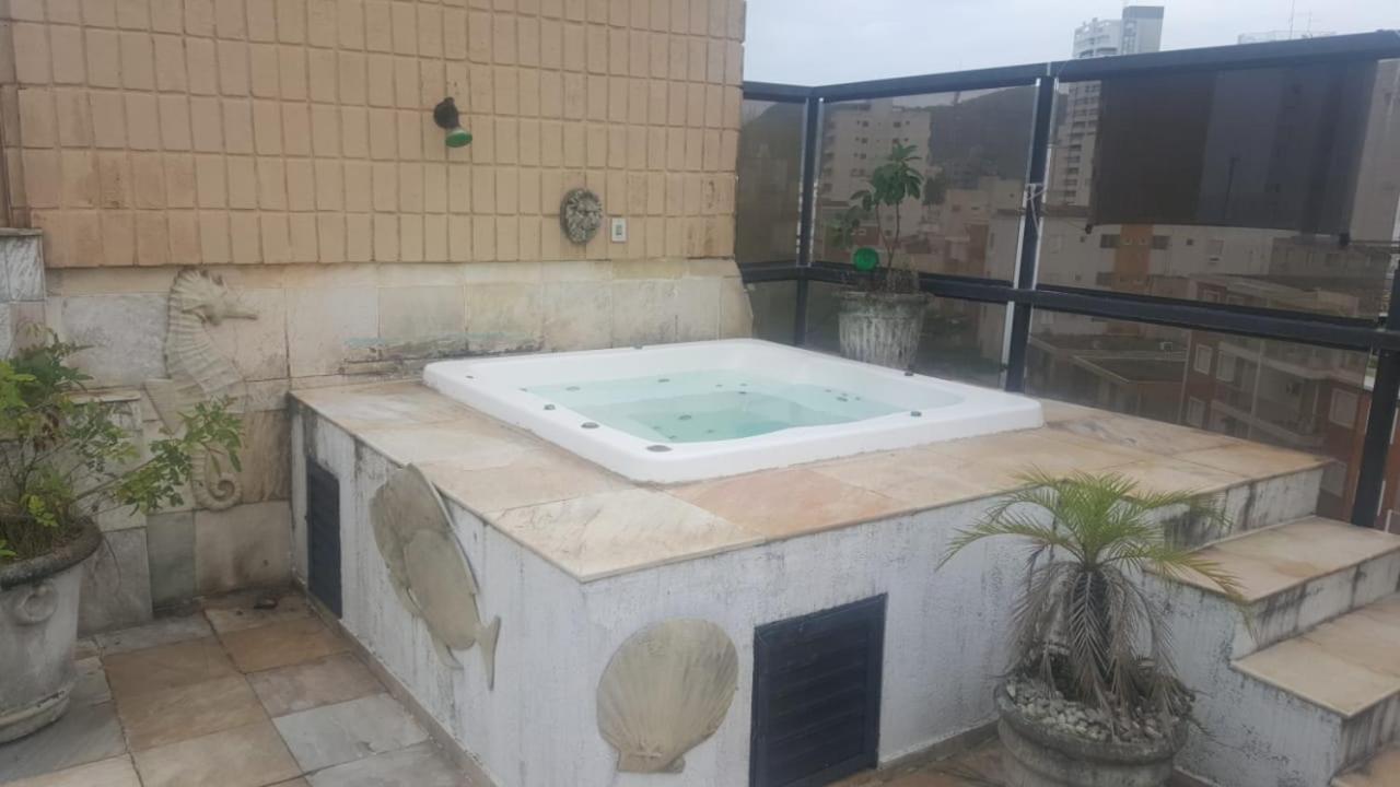 Cobertura No Guaruja- Asturias A 3 Min Da Praia Zewnętrze zdjęcie